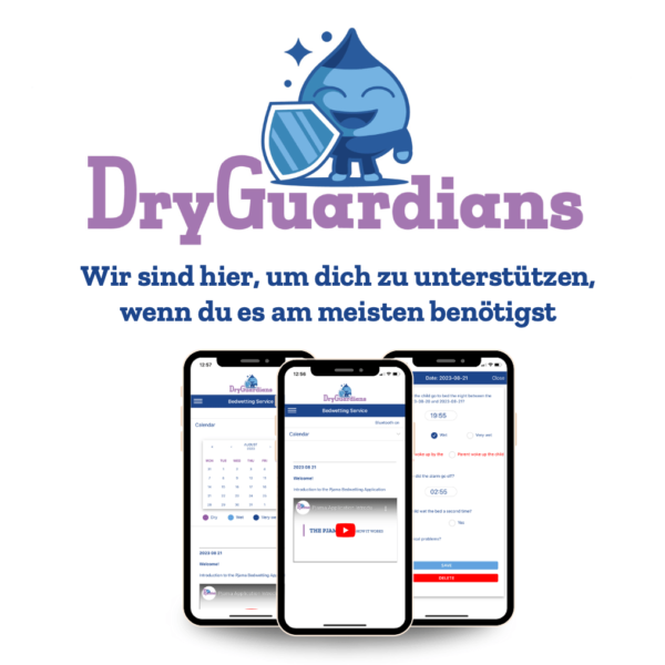 DryGuardians app bettnässer behandlung